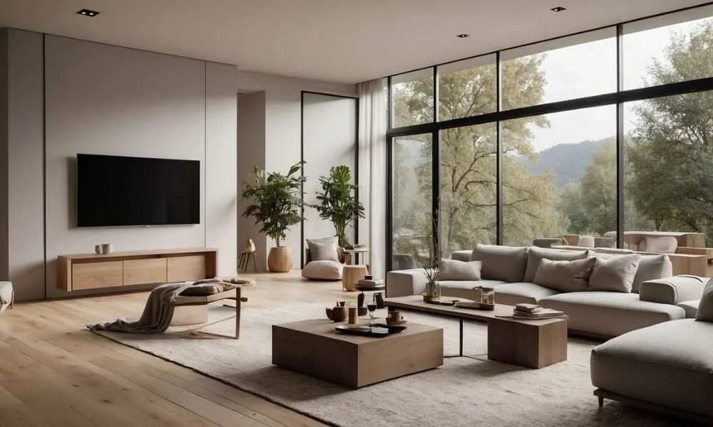 Brigade Savia spacious living room interior design