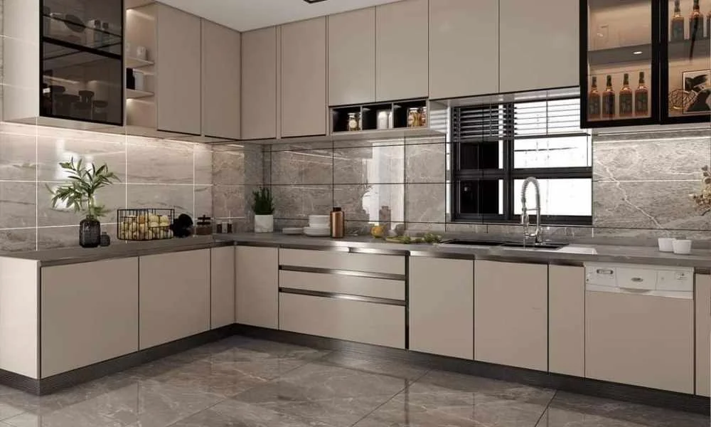 Brigade Savia modular kitchen with modern fittings