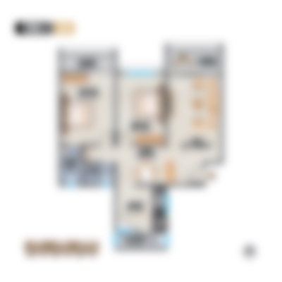 2 BHK Floor Plan